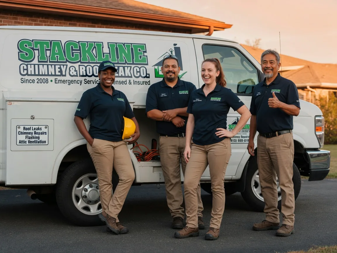Chimney flashing repair company in Crystal, MI